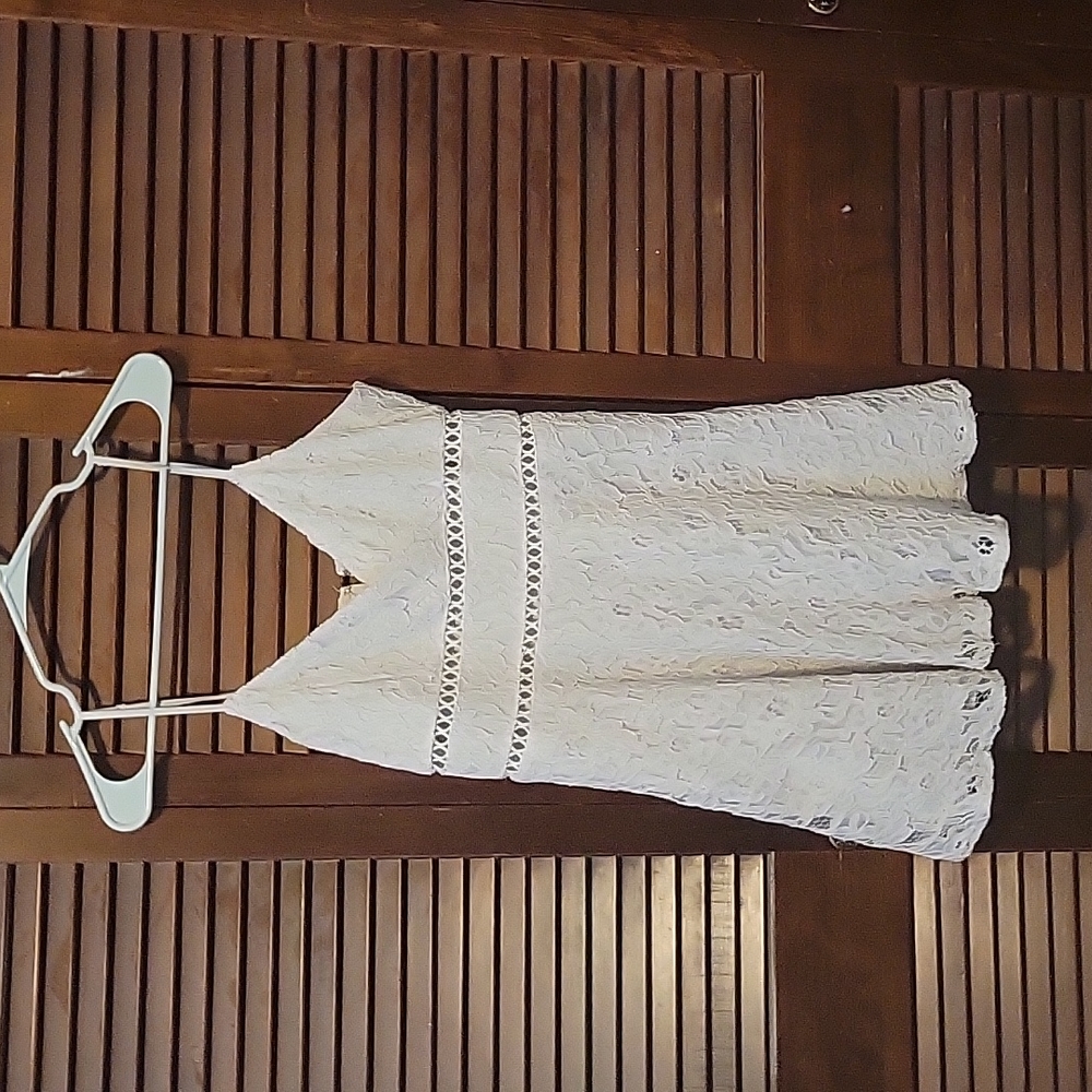 XL White Lace Trixxi Mini Drss